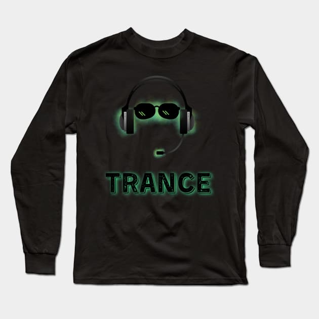 Trance Dj Long Sleeve T-Shirt by Anatoliy Smirnov